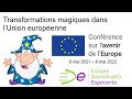 Les langues à la Conférence sur l'avenir de l'Europe : c'est magique !