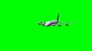 green screen pesawat