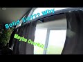 DIY Curtain rods - Simple Easy and Stout