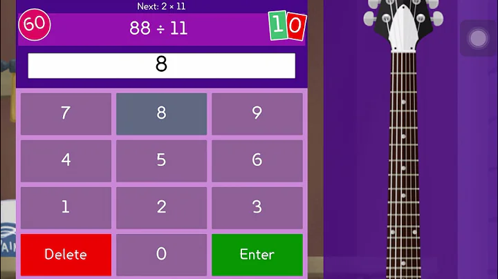 TTrockstars. My new quickest score on IPad.