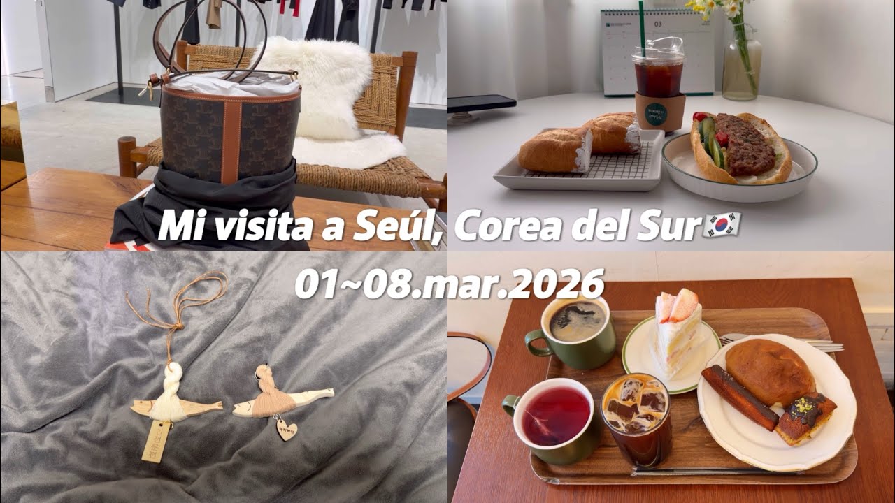 🇰🇷 | 26.03.01~08 한국 방문 (📍추억을 파는 식당🥢 | 셀린느 트리옹프 버킷백👜, 친구 신혼집 1박, 플래브 베이커리🍰)
