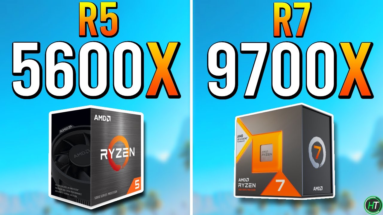 Ryzen 5 5600X vs Ryzen 7 9700X - Insane Upgrade? - YouTube