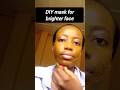 Face mask for brighter face ll #youtubeshorts #getridofpimplesovernight #skincare #nopimples