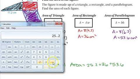 7th Grade - 8.4 (2) - Areas of Composite Figures