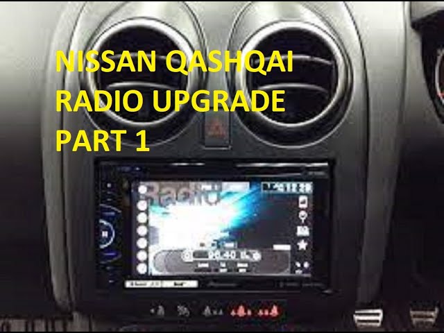 Replace the car radio of your Nissan Qashqai, radio-shop