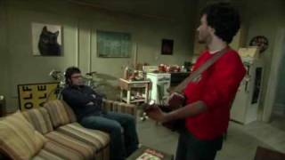 Video thumbnail of "Rambling Through The Avenues Of Time - Flight Of The Conchords (Lyrics)"