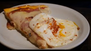 Unique Patagonian Pizza with Egg as a Topping! Egg on Pizza? Patagonia Pizza review + Dessert