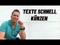 Texte einfach kürzen