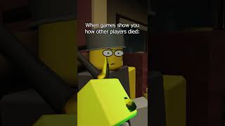 Dead players #shorts #roblox #funny #robloxmemes #Goldfishiess