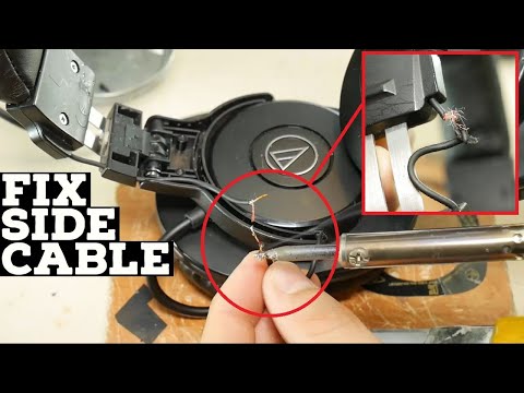 How to Repair Audio-Technica ATH-M30 side cable [DIY]