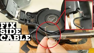 How to Repair Audio-Technica ATH-M30 side cable [DIY]