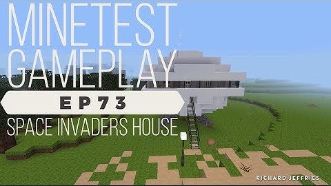 Minetest Gameplay - EP73 - Space Invaders House and Oasis house Dinning Room
