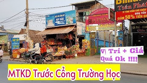 @Bán nhà Dĩ An Bình Dương (364) mặt tiền kinh doanh trước cổng trường