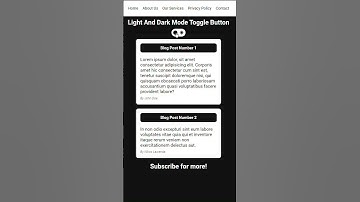 Light&dark mode Toggle Button Source code in pin comment #html #css #javascript #coding #programming