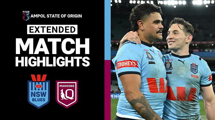 2024 State of Origin Highlights | NSW Blues v QLD Maroons | Game 2