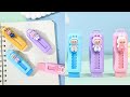 DIY Labubu Eraser / how to make cute Labubu / eraser pen / eraser decoration idea