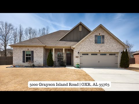 5000 Grayson Island Road, Owens Cross Roads, AL home video tour