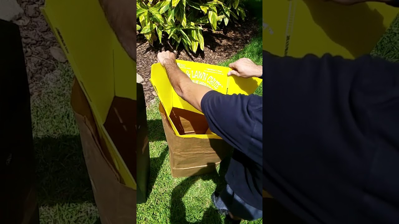 LEAF BAG CHUTEfill a lawn bag solo! #shorts #lawncare