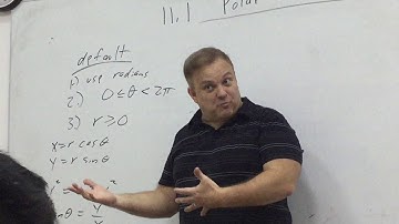 Mike Hodge teaching video: Polar Coordinates Part 6