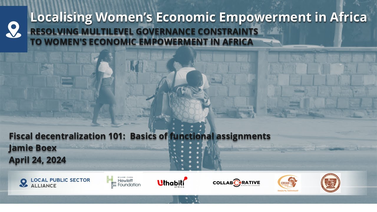 Localizing Women's Economic Empowerment in Africa - April 24, 2024 ...