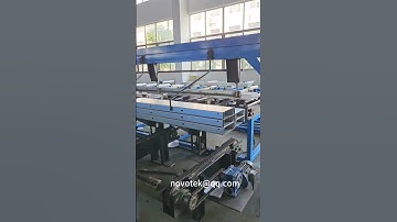 Automatic C U Purlin Stacking Machine #rollformmachine
