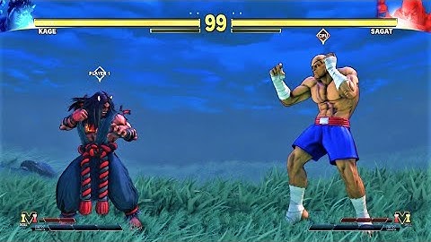 LEVEL 8 Kage VS Sagat Street Fighter V BATTLE FIGHT