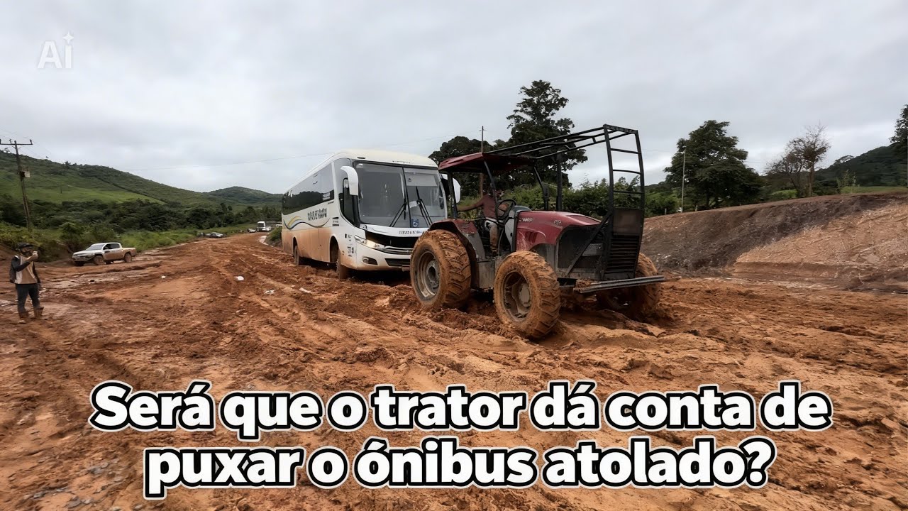 ￼ E O TRATOR NO RESGATE DO ÔNIBUS GALERA