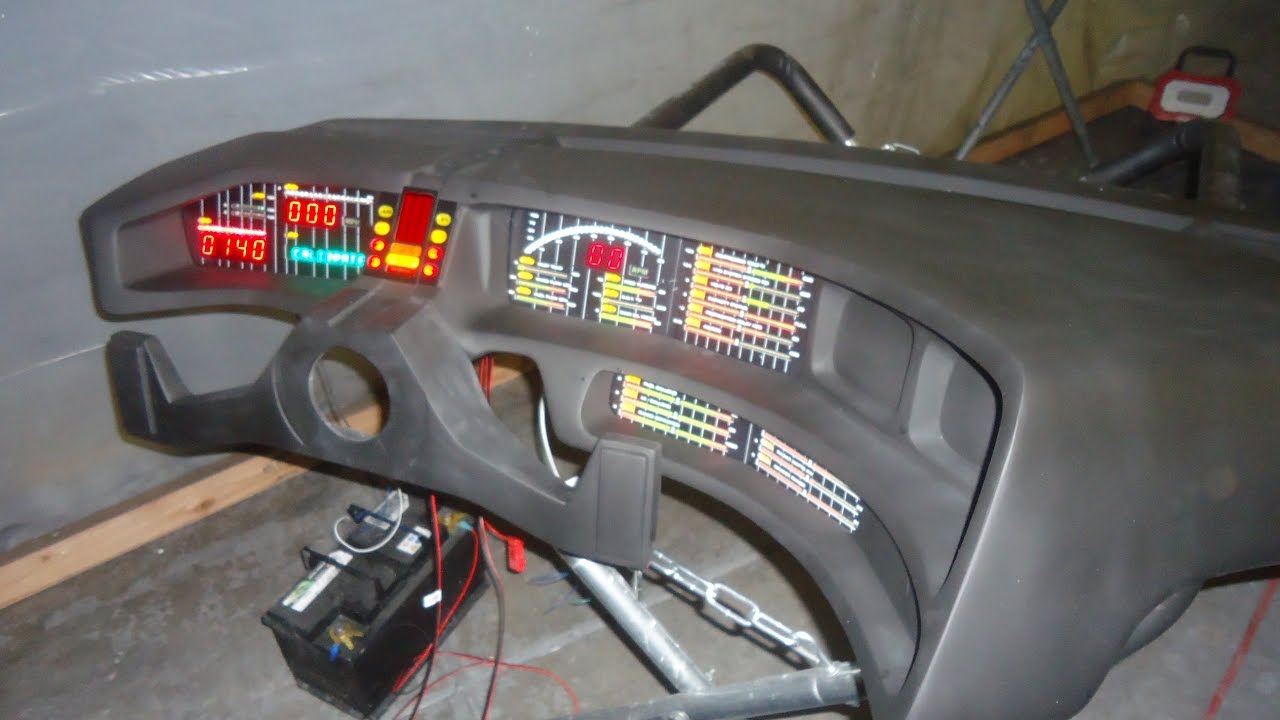 2 Tv Knight Rider Dash completed - YouTube