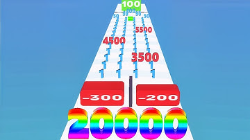 NUMBER MASTER: Number Run & Merge Master Game Part  2 - Gameplay Walkthrough Android iOS 
