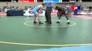 University Nat`ls FS  63 kg: Daryl Thomas vs. Justis Flamio