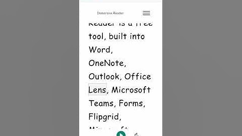 How to use Immersive Reader with Microsoft Lens on an iPhone