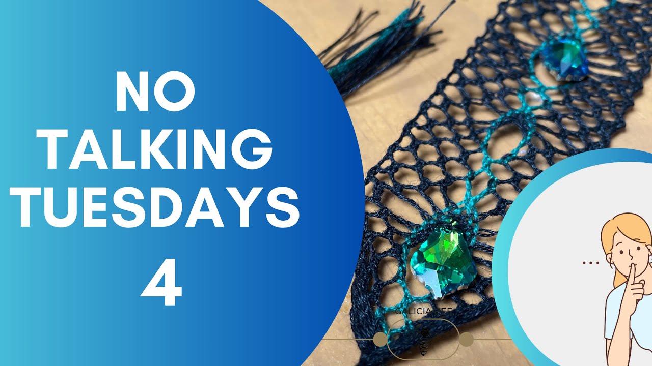 GaliciaBee is LIVE! NO Talking Tuesdays 4 Bobbin Lace ASMR LIVE