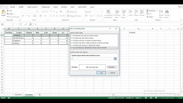 Simple Excel League Table Calculator 6