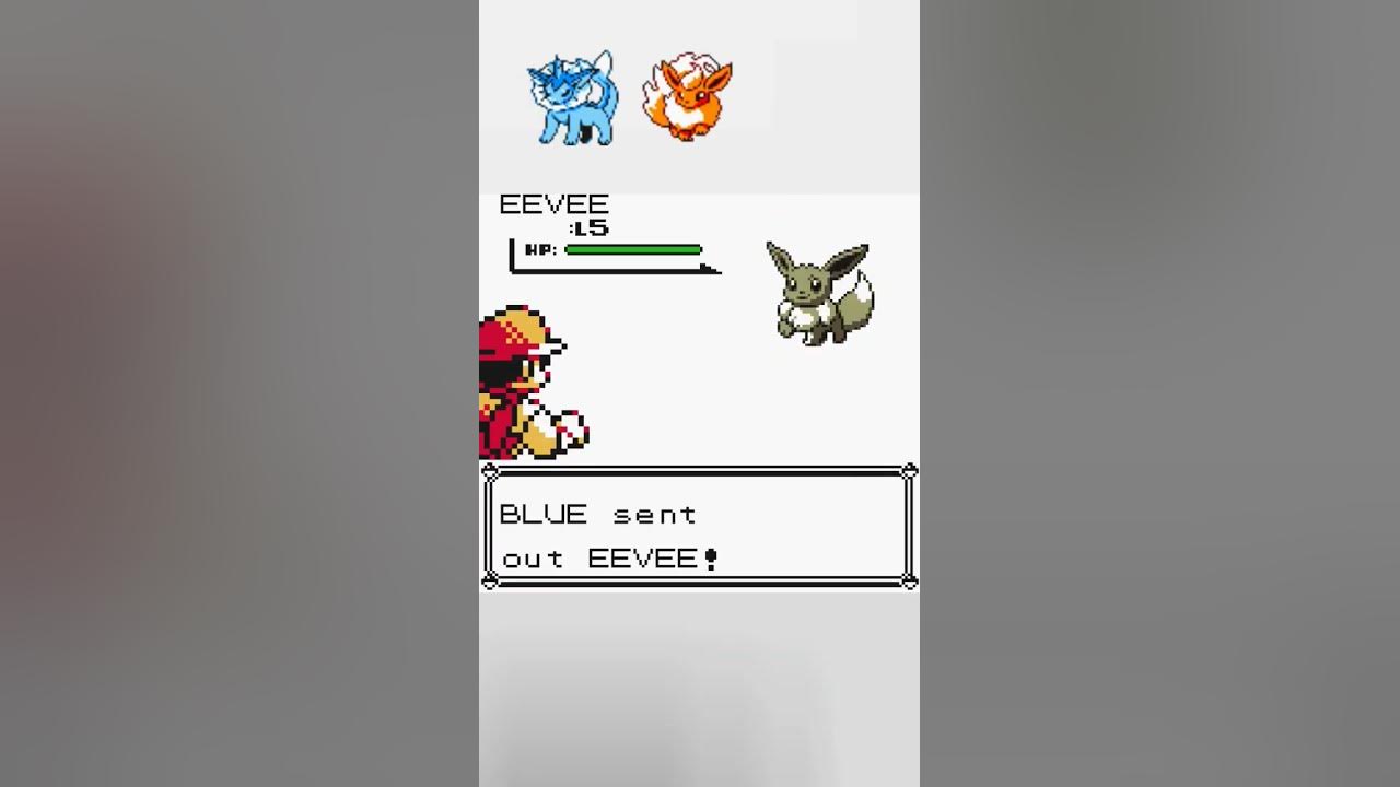 Como escolher a evolução do Eevee do rival em Pokémon Yellow