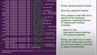 Use Bosh to Deploy CloudFoundry on OpenStack (v1)
