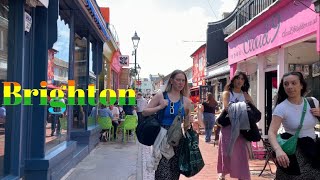 4K WALK | Uk | Brighton | Lanes | Beach | 24 April 2022