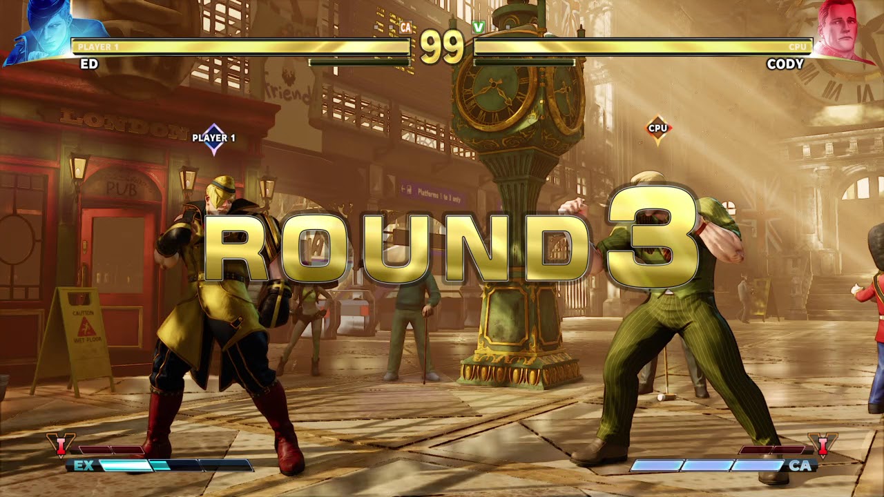 STREET FIGHTER V ED vs Cody