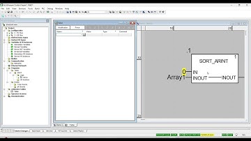 EcoStructure Control Expert Sort  Array Function Block || M580 PLC || M340 PLC