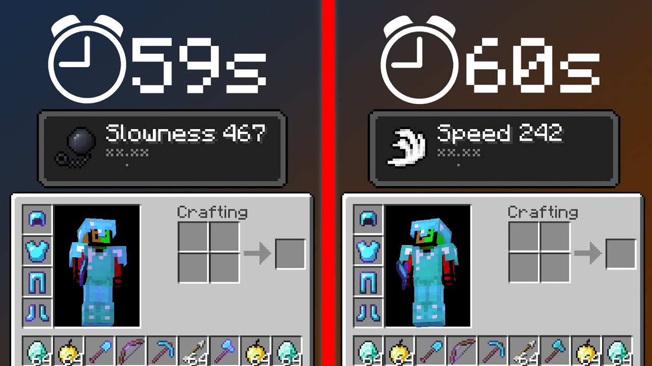 Minecraft UHC but your speed RANDOMIZES every MINUTE.