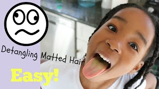 My daughters get their hair matted regularly because life happens. in
this video i show you exactly what we do to through with one of
favorite hacks f...