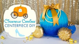 Cinderella's Carriage Party Centerpiece | BalsaCircle.com