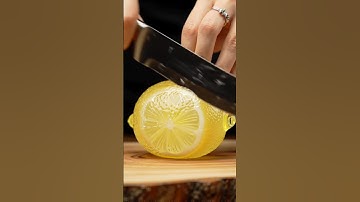 Cutting Glass Fruits Lemon🍋 ASMR #ai #aiart #asmrsounds #asmr #aiasmr #satisfyingvideo