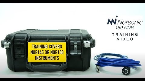 How to setup a NOR145/150 NNR kit