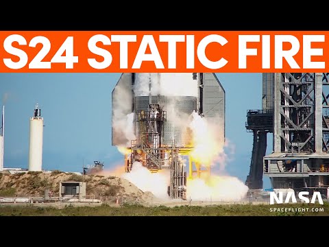 Starship 24 Multi-Engine Static Fire Test | SpaceX Boca Chica