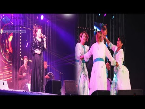 المغني الشعبي سعيد الخريبكي ونجوى عتاب في أولى سهرات موسم مولاي عبد الله