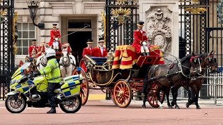 MUST SEE: RARE SIGHTING OF KING AND QUEEN PREPARING FOR MONARCH'S BIRTHDAY CELEBRATION