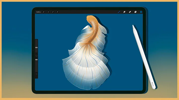 Watch the video about Fish iPad Pro Drawing - Procreate Tutorial