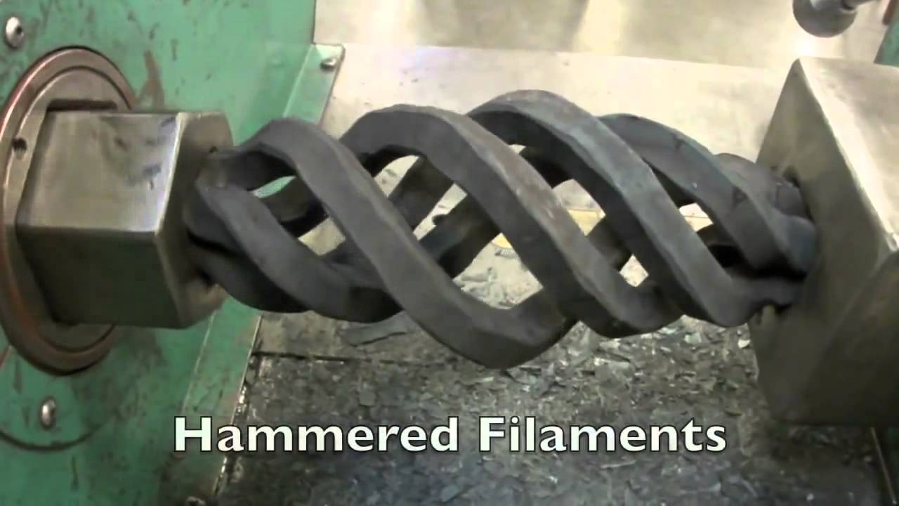 Hebo amazing wrought iron machines YouTube