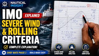 IMO Severe Wind and Rolling Criterion Explained | Ship Stability