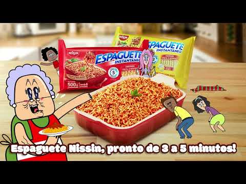 Nissin Espaguete – Mais rápido que o tradicional